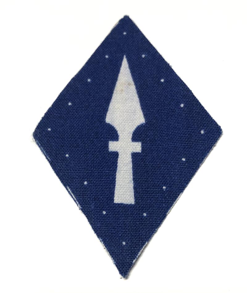 1st Corps Royal Signals WW2 printed formation sign