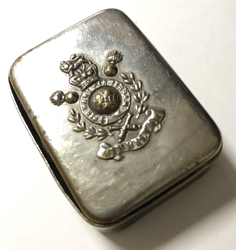 Royal Marine Artillery Victorian Vesta case.