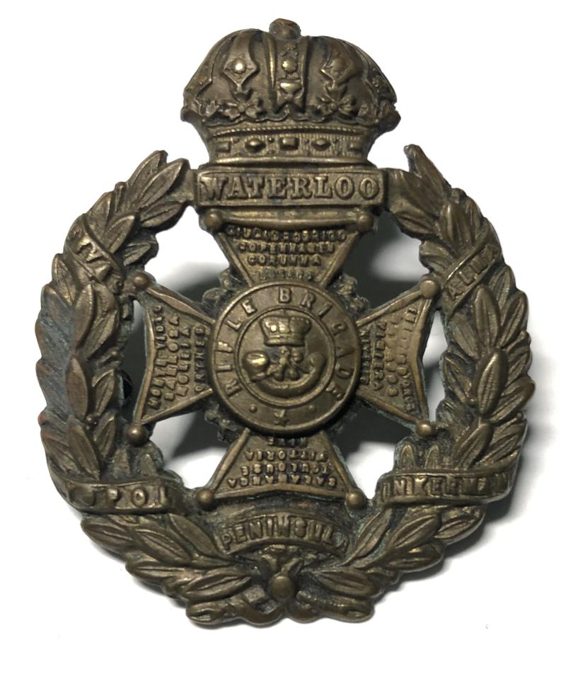 Rifle Brigade Victorian glengarry badge circa 1874-96.