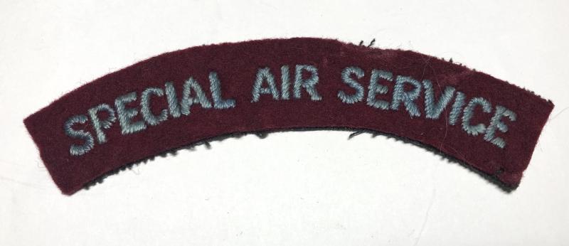 SPECIAL AIR SERVICE 1950s 21st SAS cloth shoulder tile.