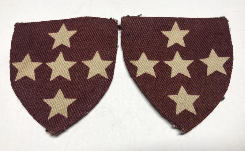 Royal Army Medical Corps Southern Command WW2 matching pair of formation signs.