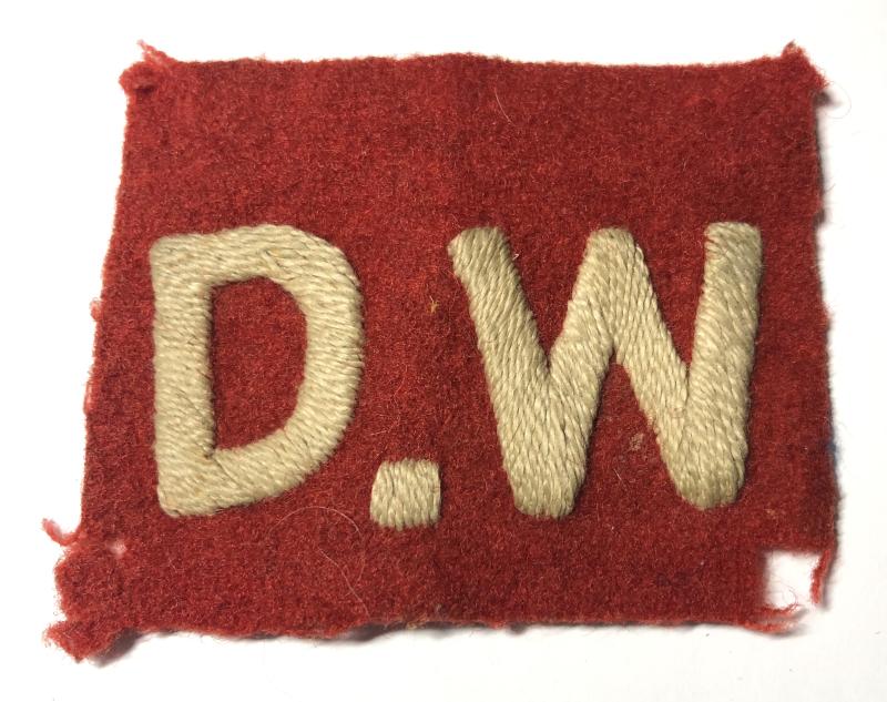 1st Bn. Duke of Wellington’s West Riding Regiment cloth pagri badge.