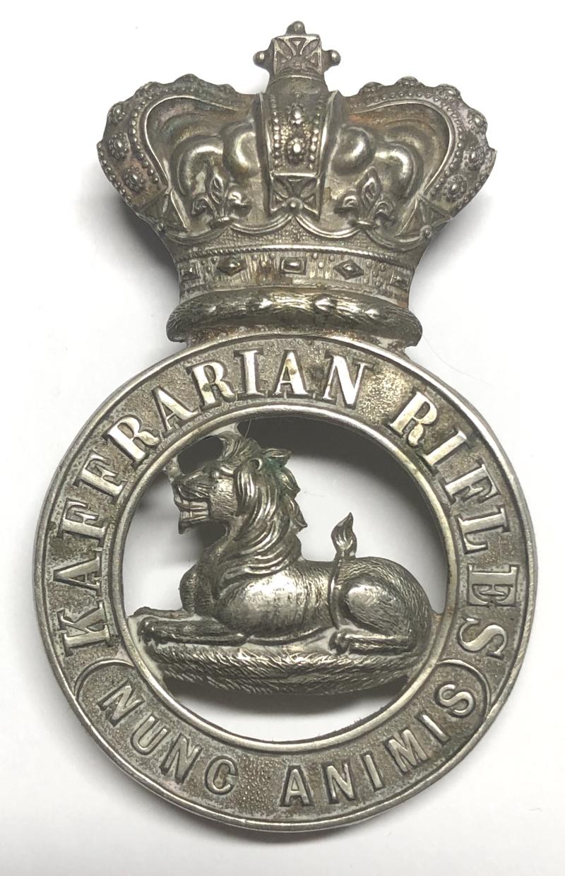 South Africa. Kaffrarian Rifles Victorian glengarry badge.