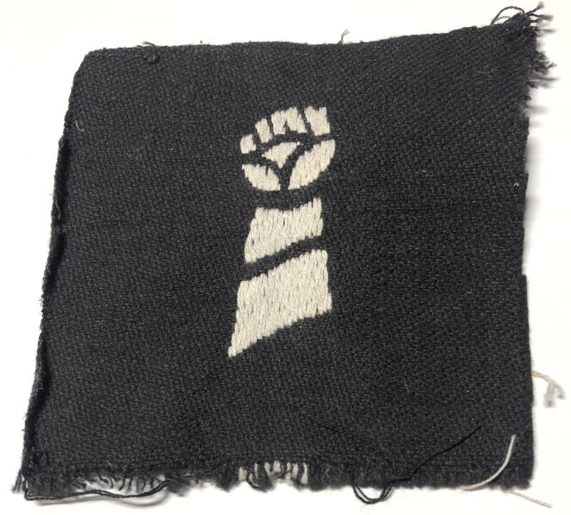 50th Indian Tank Brigade WW2 cloth formation sign.