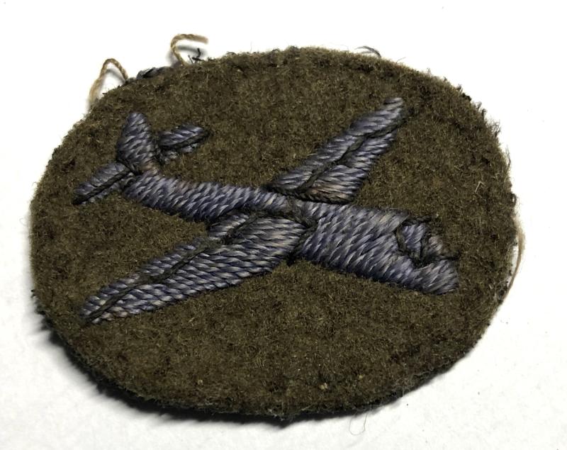 Glider-Borne Troops, Airborne Forces WW2 cloth sleeve badge.