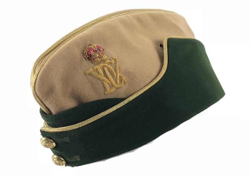 5th Royal Inniskilling Dragoon Guards WW2 era Officer's couloured field service cap.