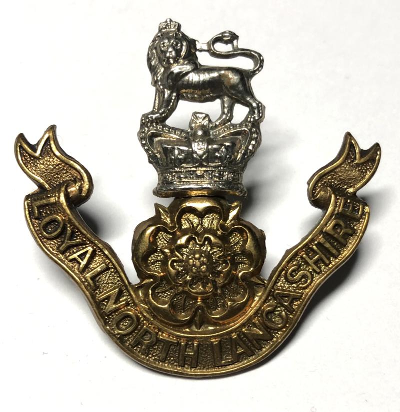 Loyal North Lancashire Regiment Victorian cap badge c1896-1900..