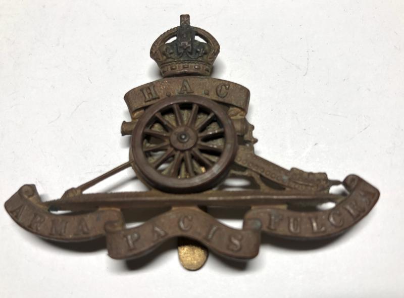 HAC Honourable Artillery Company cap badge c1902-52.