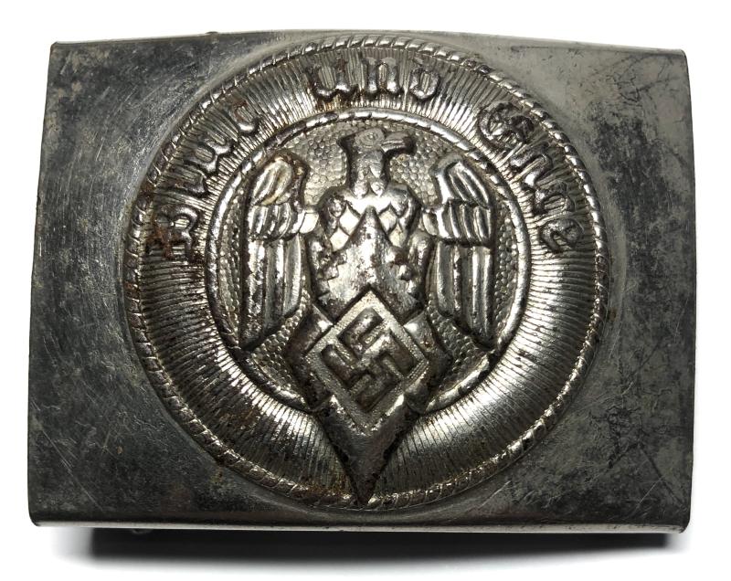 German Third Reich Hitler Youth belt buckle by Overhoff & Co., Lüdenscheid