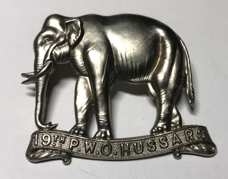 19th Princess of Wales Own Hussars Victorian cap badge circa 1898-1902