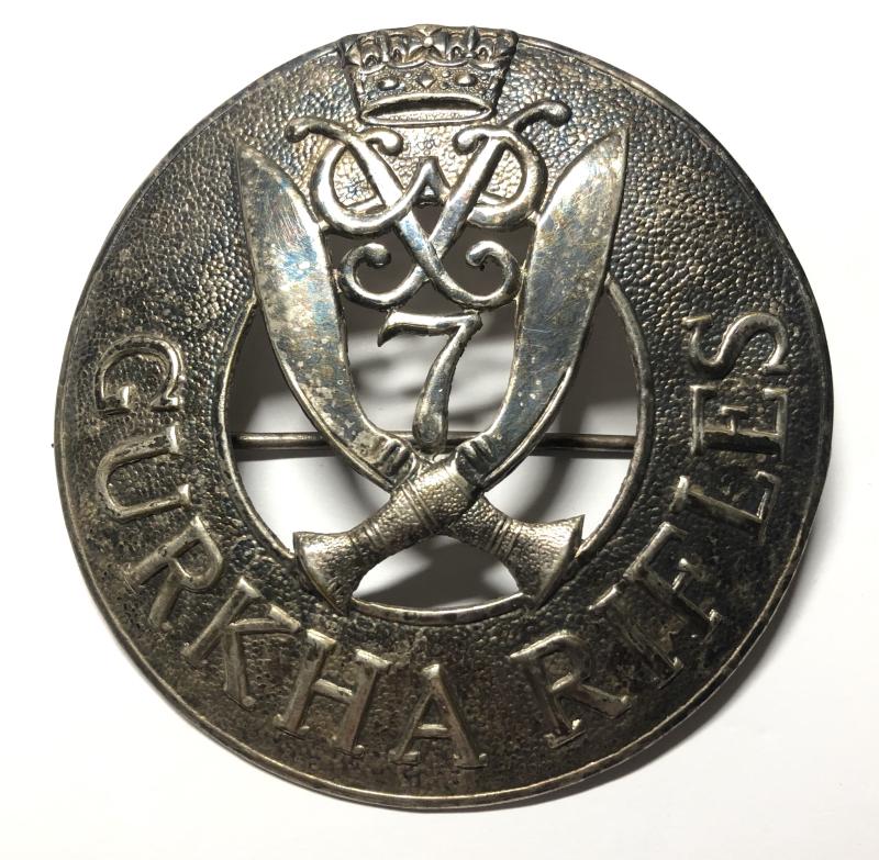 7th Duke of Edinburgh's Own Gurkha Rifles Piper's Plaid Brooch