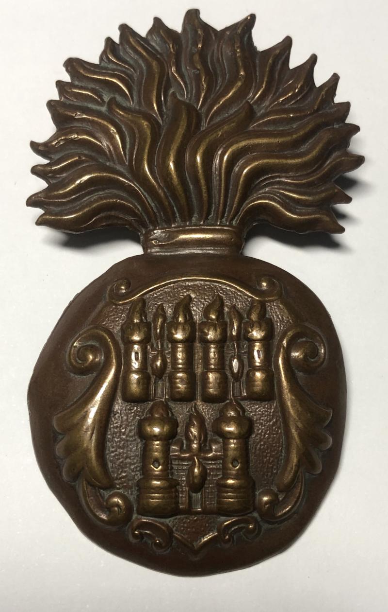 Royal Dublin Fusiliers Victorian Irish glengarry grenade c1881-96.