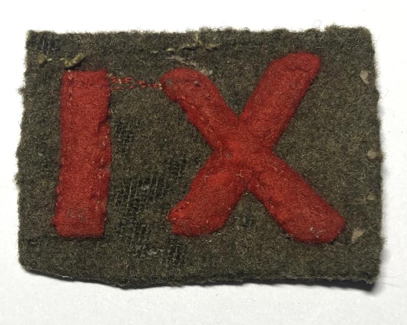 9th Battalion Royal Marines WW2 formation sign.