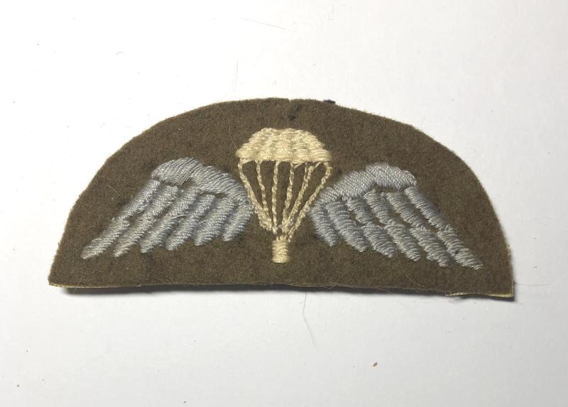 Early WW2 Airborne Parachute Qualification cloth Wings