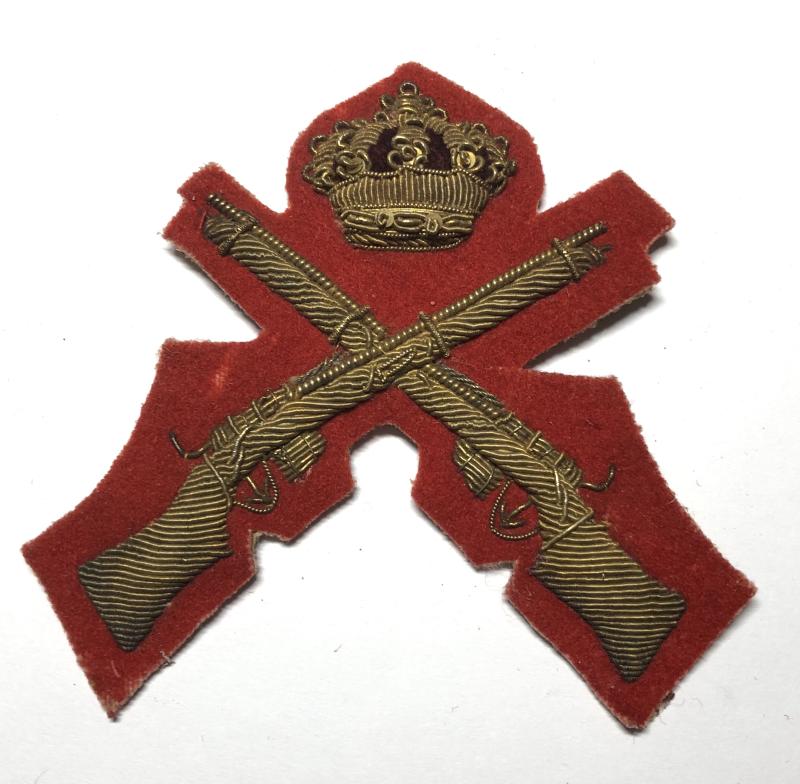 British Army Victorian Marksman's sleeve badge.
