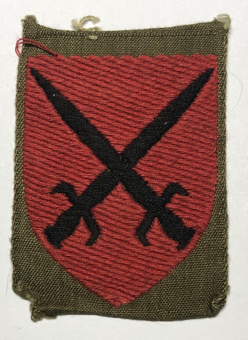 115th Independent Infantry Brigade WW2 formation sign.