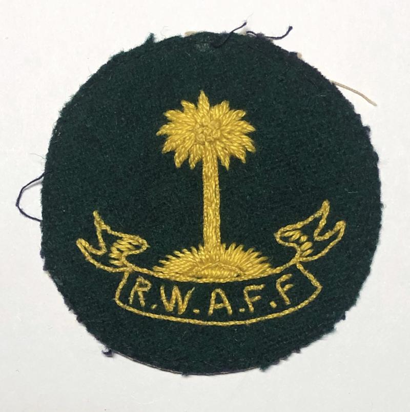Royal West African Frontier Force WW2 forrmation sign.