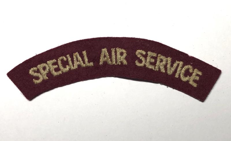 SPECIAL AIR SERVICE 1950's shoulder title.