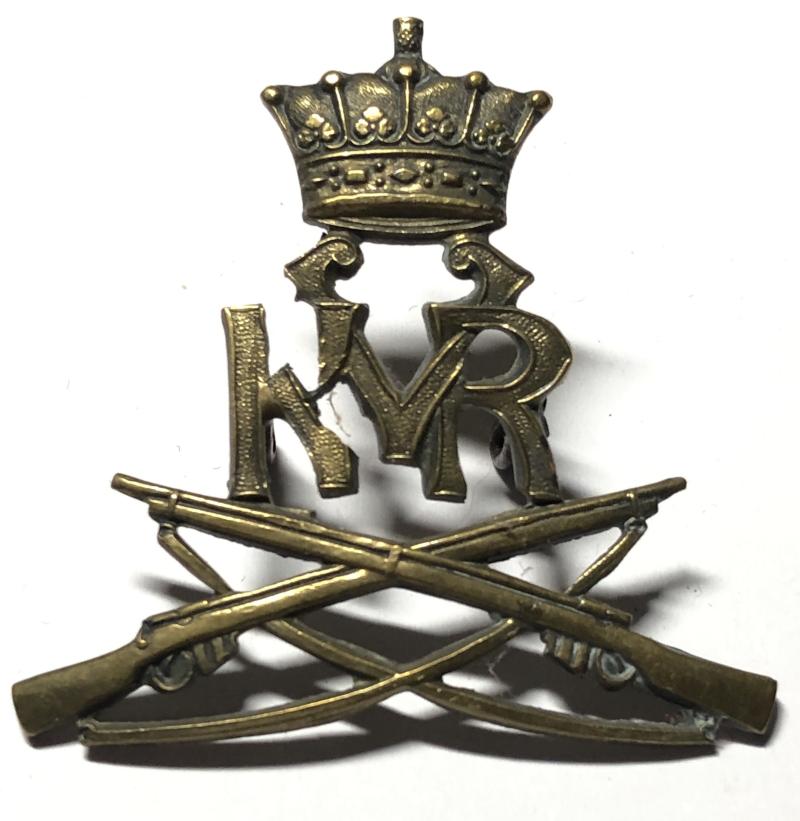 Norfolk Volunteer Regiment WW1 VTC cap badge by Gaunt.