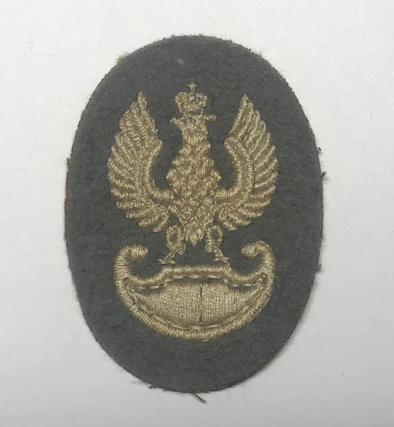 WW2 1st Polish Parachute Brigade paratrooper's beret badge.