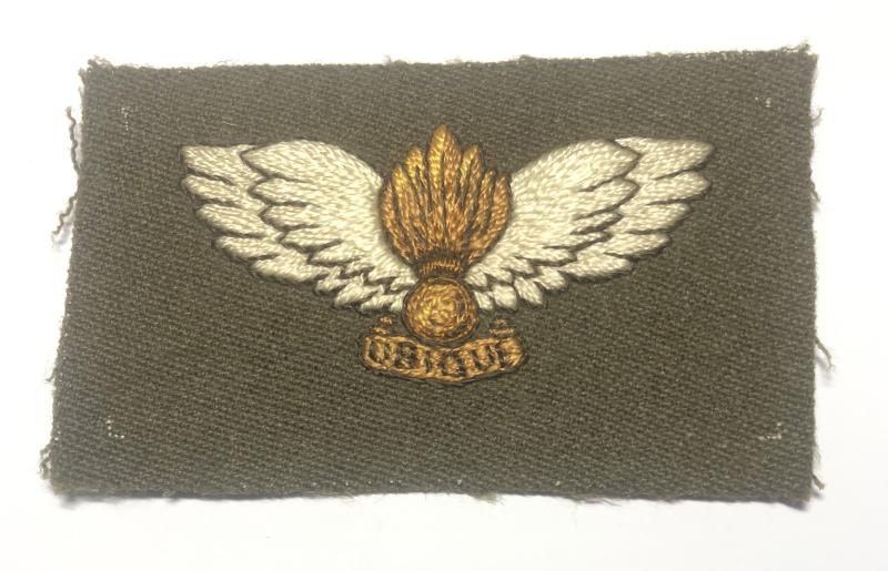 Royal Artillery Air Observation Post pilot's WW2 prototype wing.