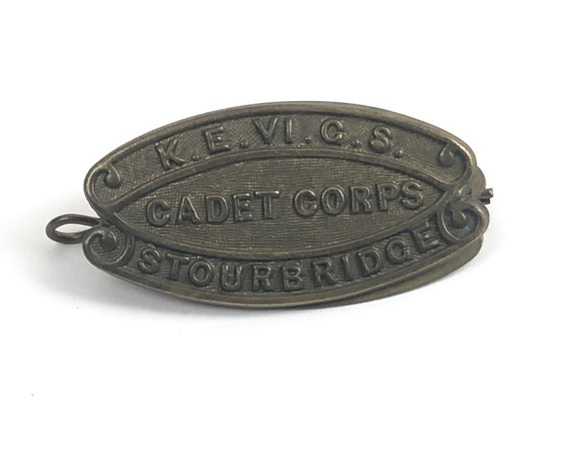 K.E. VI.G.S./ CADET CORPS / STOURBRIDGE shoulder title