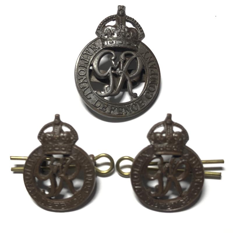 National Defence Company WW2 OSD cap & collars by Gaunt