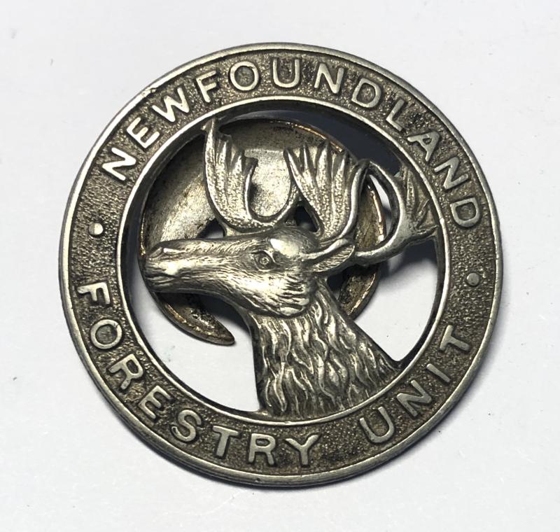WW2 3rd Inverness (Newfoundland) Battalion Home Guard lapel badge by Gaunt.