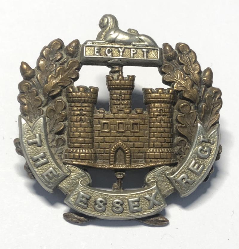 Essex Regiment Victorian cap badge c. 1896-1901.