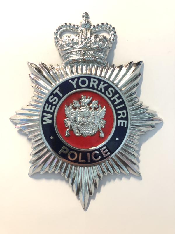 West Yorkshire Police EIIR helmet plate.
