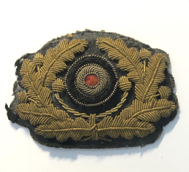 German Third Reich Army General's cap wreath and cockade.