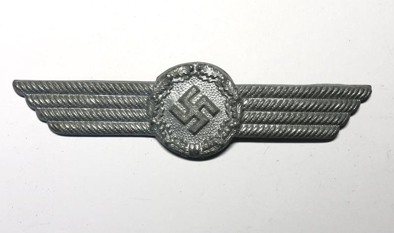German Third Reich Luftwaffe Civilian Workers cap insignia.