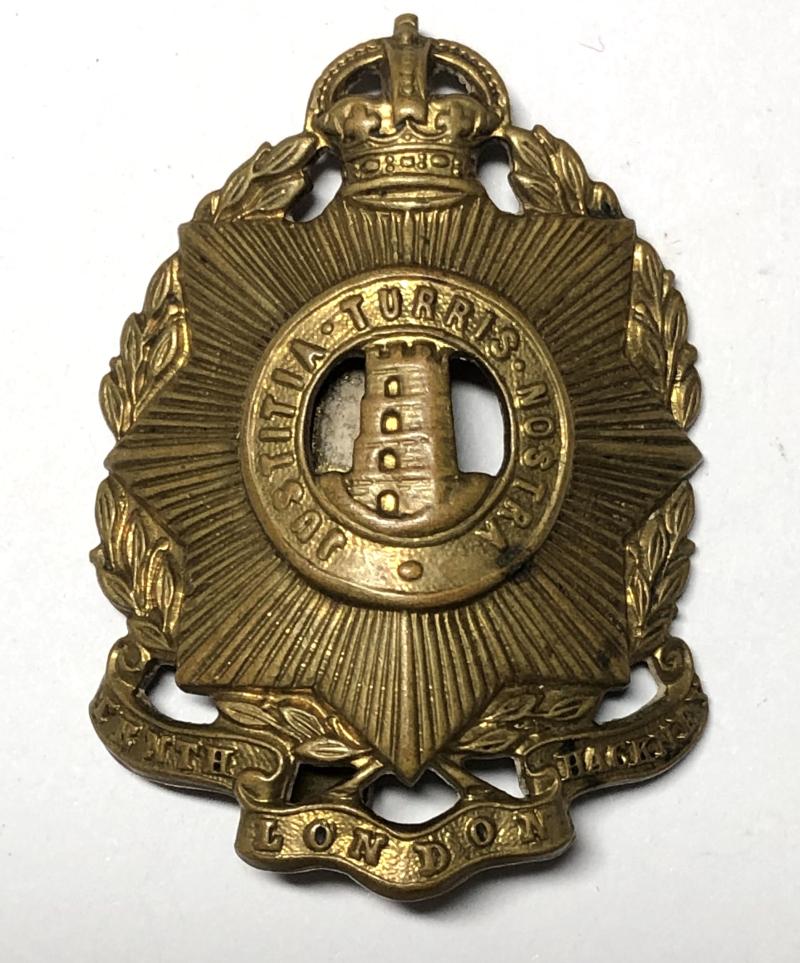 10th County of London (Hackney) cap badge c.1912-37.