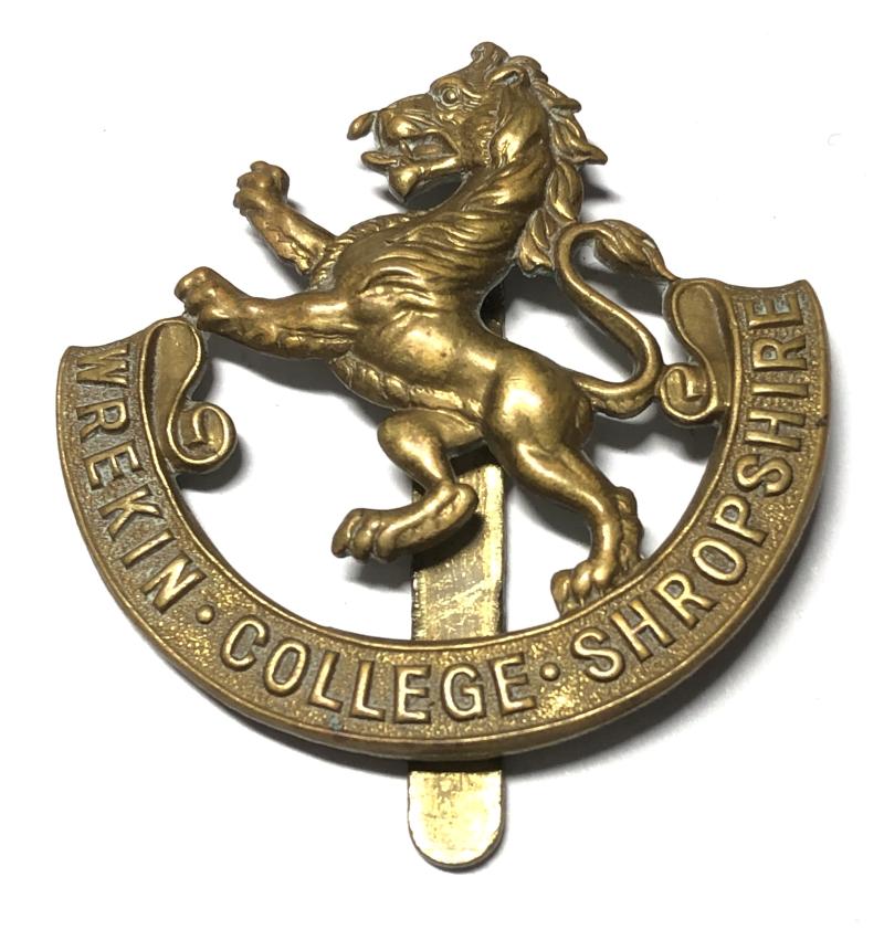 Wrekin College Shropshire OTC cap badge.