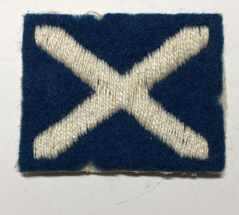 11th Bn. Highland Light Infantry HLI WW2 cloth formation sign.
