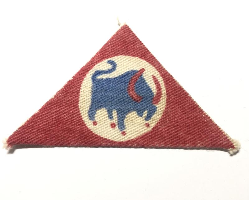 1st Indian Armoured Brigade printed formation sign.