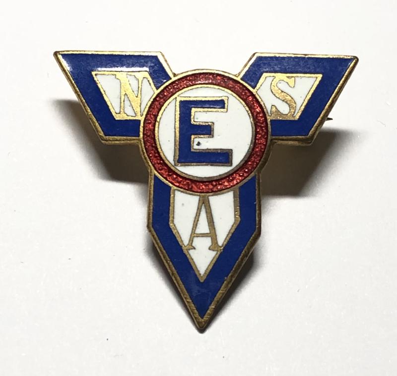ENSA Entertainments National Service Association WW2 enamelled badge.