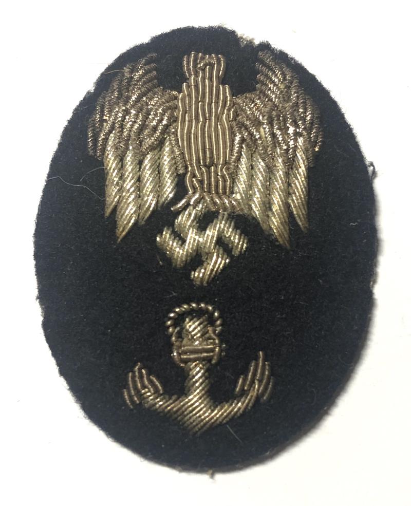 German Third Reich Kriegsmarine Civilian Officer's (Beamte) sleeve badge.