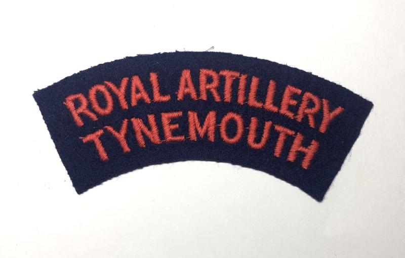 404th (Tynemouth) Coast Regiment Royal Artillery post 1947 shoulder title