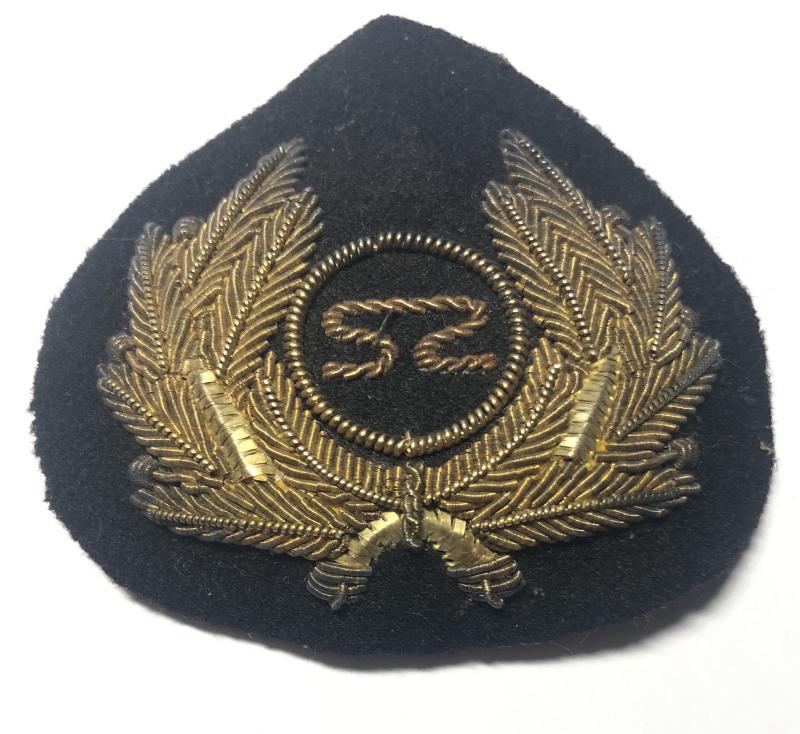 British Transport Docks Board cap badge.