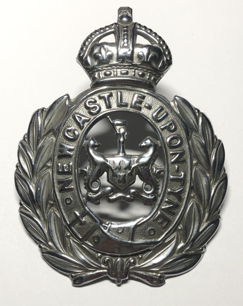 Newcastle-Upon-Tyne City Police pre-war helmet plate.