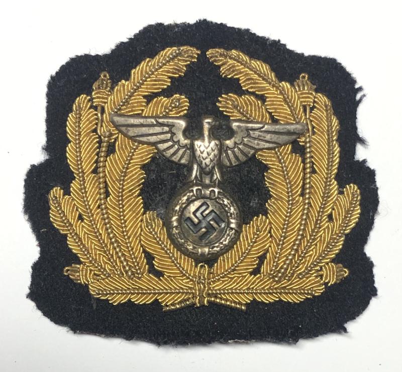 German Third Reich SA Marine Officer's cap badge.