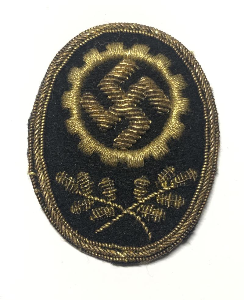 German Third Reich  DAF (German Labour Front) bullion cap badge.