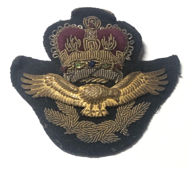 Rhodesia and Nyasaland Air Force Officer's cap badge c. 1954-63.