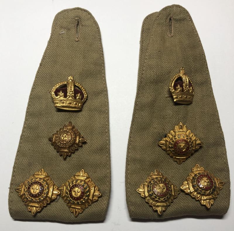 Brigadier's WW2 KD pair of shoulder straps.