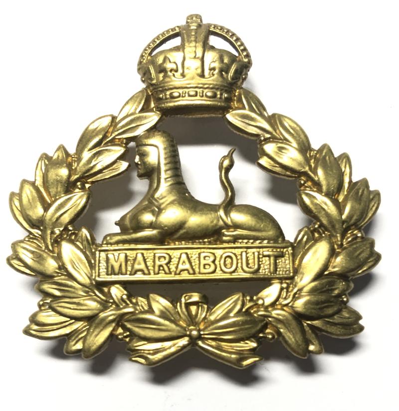 Dorsetshire Regiment post 1901 band music card case badge