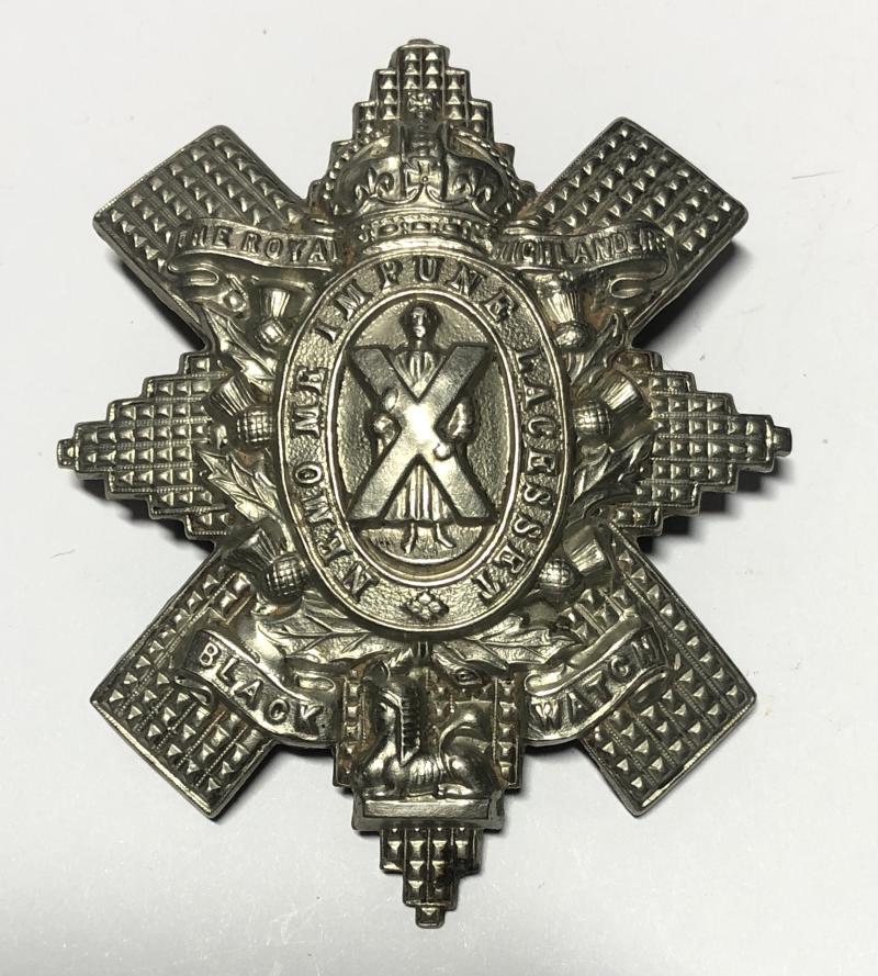 Black Watch WW1 Scottish glengarry badge.
