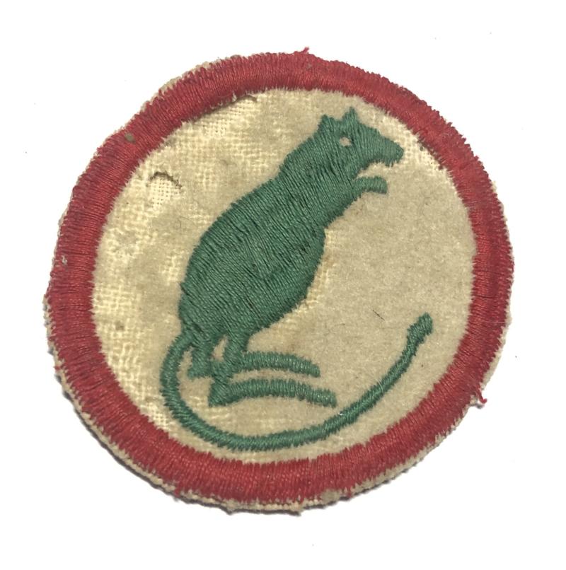 7th Armoured Brigade WW2 cloth formation sign.