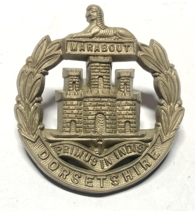 Dorsetshire Regiment WW2 plastic economy cap badge