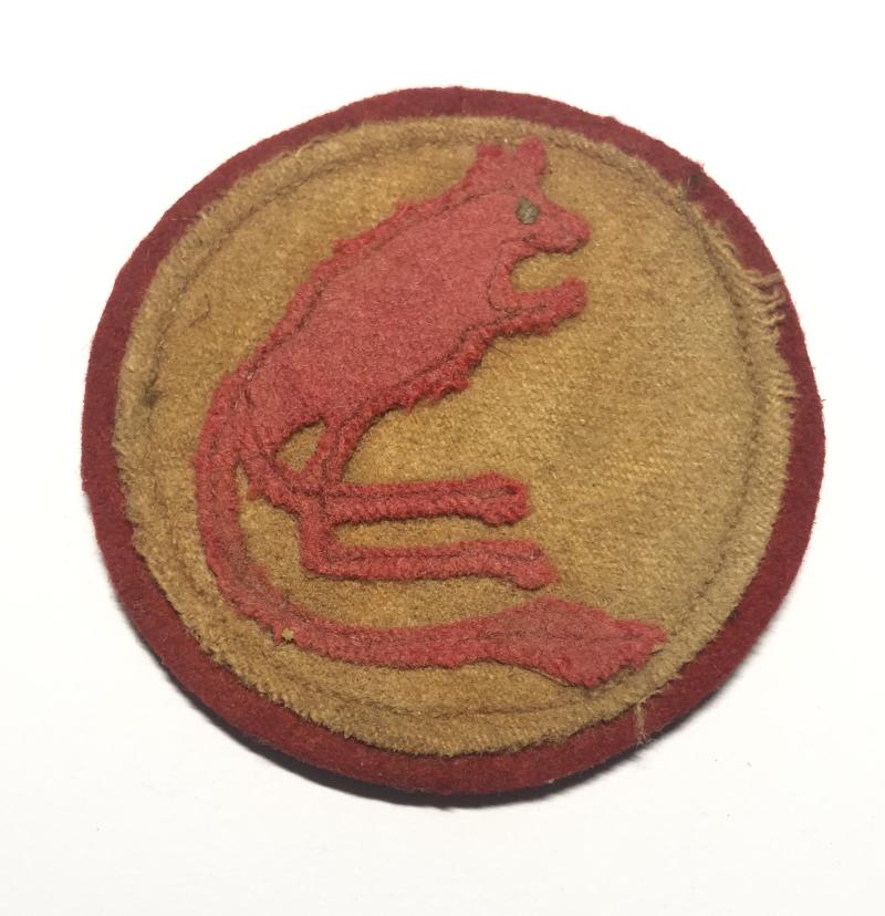 7th Armoured Brigade early WW2 cloth formation sign.
